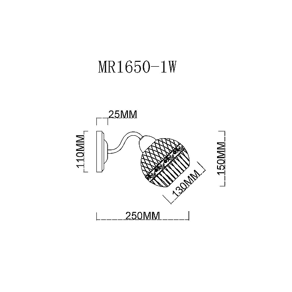 Бра MyFar Frank MR1650-1W