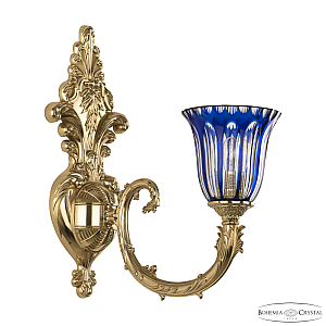 Бра Bohemia Ivele Crystal Florence 7109B15/1/210 G P2 U Clear-Blue/H-1H