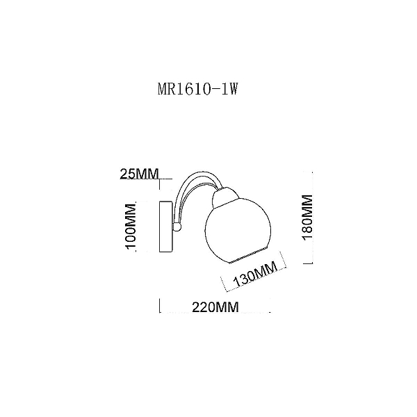 Бра MyFar Marsel MR1610-1W