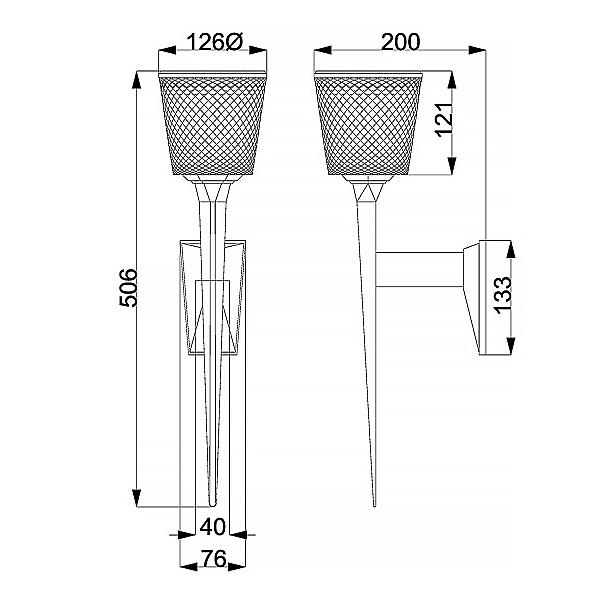 Бра Elstead Lighting BATH-VERITY-BB