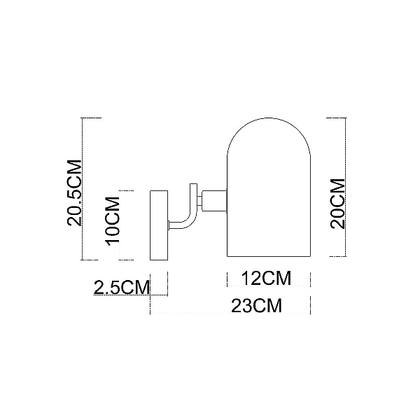 Бра Arte Lamp CASSEL A5454AP-1PB