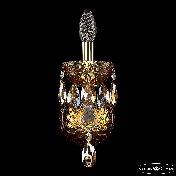 Бра Bohemia Ivele Crystal 5417B/1/165 G Amber/M-1F K721