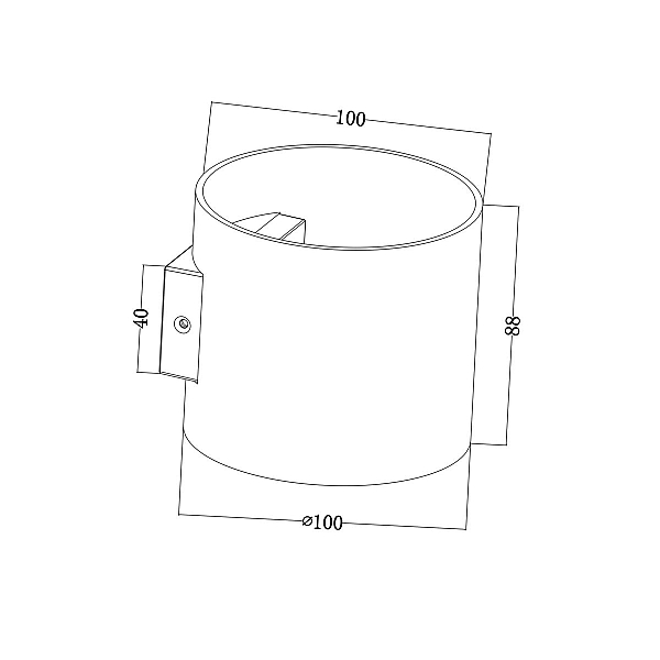 Бра Maytoni Rond C066WL-01W