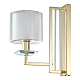 Бра Crystal Lux Nicolas AP1 Gold/White