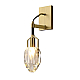 Бра DeLight Collection Wall lamp 8960-1W brass/clear