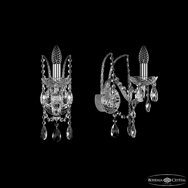 Бра Bohemia Ivele Crystal 1411B/1/160 Ni