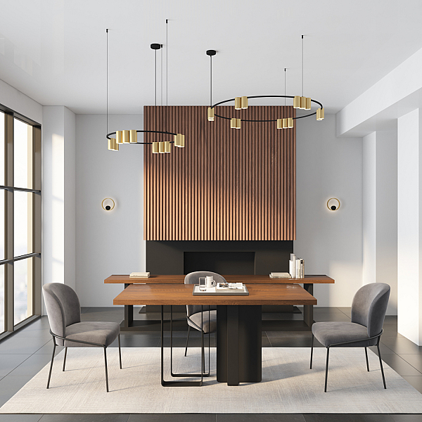 Бра Denkirs Orbit DK5060-BK+SG