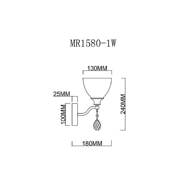 Бра MyFar Mistic MR1580-1W