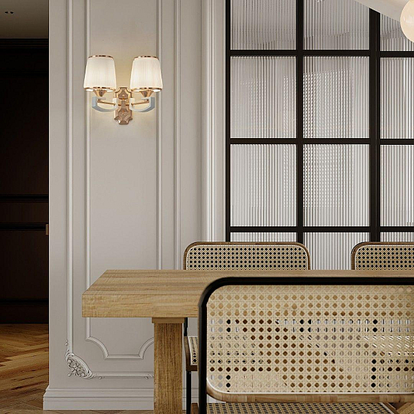 Бра Arte Milano Florentia-2457 302457/1W Wh/Gd