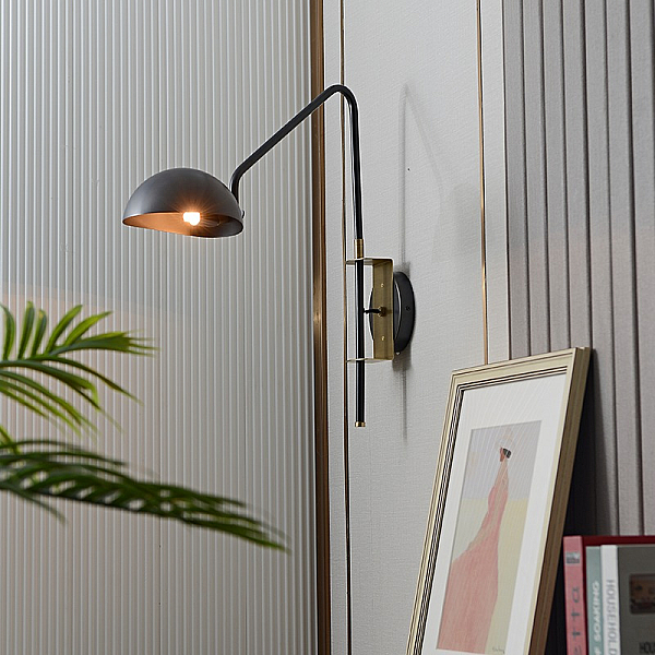 Бра DeLight Collection Wall lamp MT9049-1WB black/bronze