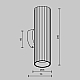Бра Maytoni Technical Calipso C106WL-02-GU10-B