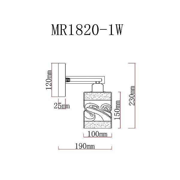 Бра MyFar Olivia MR1820-1W