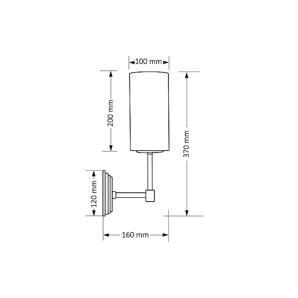 Настенный светильник KUTEK MOOD Empoli EMP-K-1(Z)A
