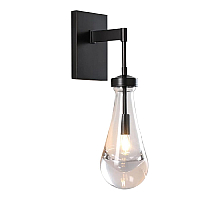 Бра DeLight Collection Raindrop MT9093-1W black brushed gold