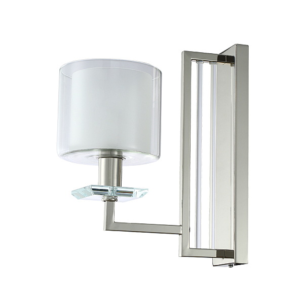 Бра Crystal Lux Nicolas AP1 Nickel/White