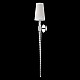 Бра Crystal Lux LUMINOUS AP1 CHROME