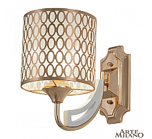 Бра Arte Milano Florentia-3387 303387/1W Wh/Gd
