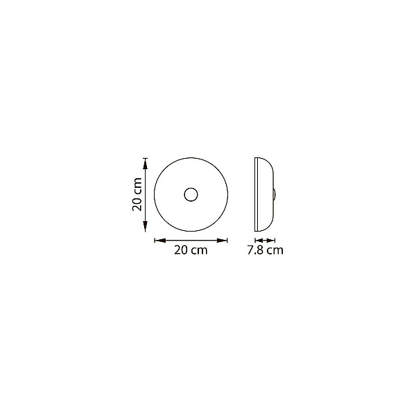 Светильник настенно-потолочный (Бра) 10W 3000K белый Catania Lightstar 689616