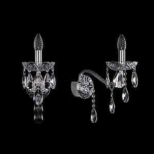 Бра Bohemia Ivele Crystal 1415B/1/200/XL Ni