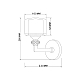 Бра Vele Luce Lotus VL1053W01