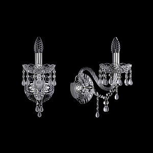 Бра Bohemia Ivele Crystal 1410B/1/160/XL Ni V0300
