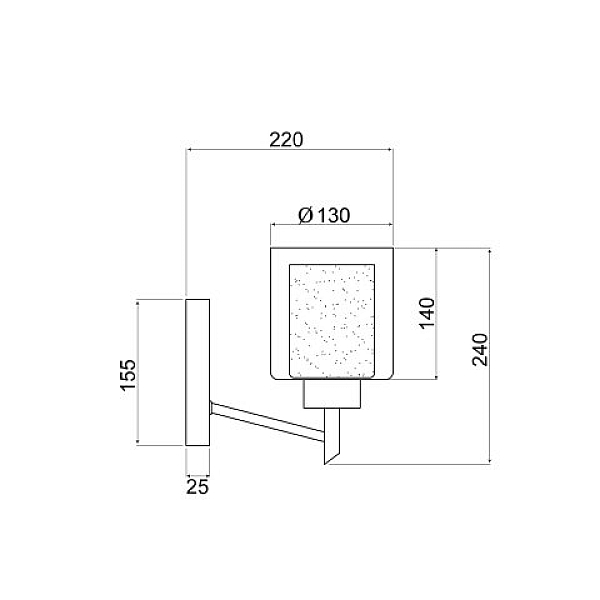 Бра Vele Luce Felice VL1425W01