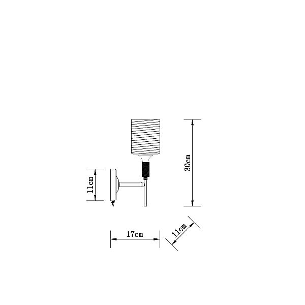 Бра Arte Lamp MARIA A4536AP-1AB