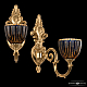 Бра Bohemia Ivele Crystal Verona 7203B15/1/210 G P1 U Amber-Blue/H-1K