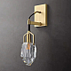 Бра DeLight Collection Wall lamp 8960-1W brass/clear