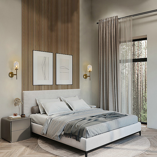 Бра Delight Collection BRWL7071-01 antique brass