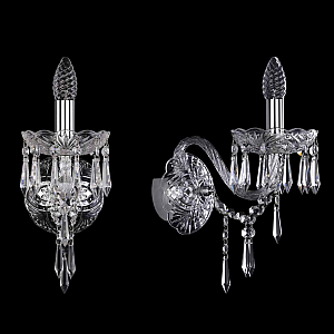Бра Bohemia Ivele Crystal 1403B/1/160/XL Ni