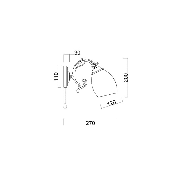 Бра Myfar Biene MR2700-1W