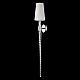 Бра Crystal Lux LUMINOUS AP1 CHROME