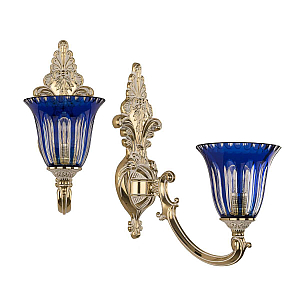 Бра Bohemia Ivele Crystal Verona 7209B14/1/175 GW P2 U Clear-Blue/H-1H