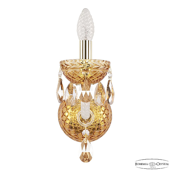 Бра Bohemia Ivele Crystal 5417B/1/165 G Amber/M-1F K721