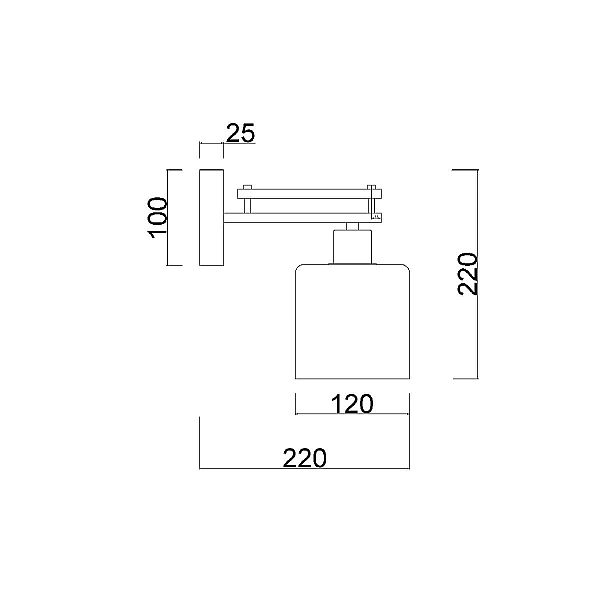 Бра MyFar Wall Bona MR1590-1C