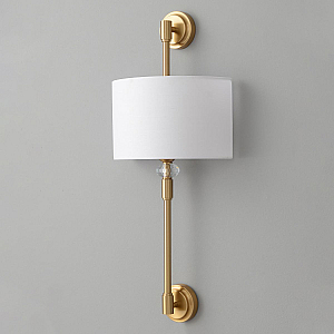 Бра Crystal Lux VINTAGE AP2 BRASS