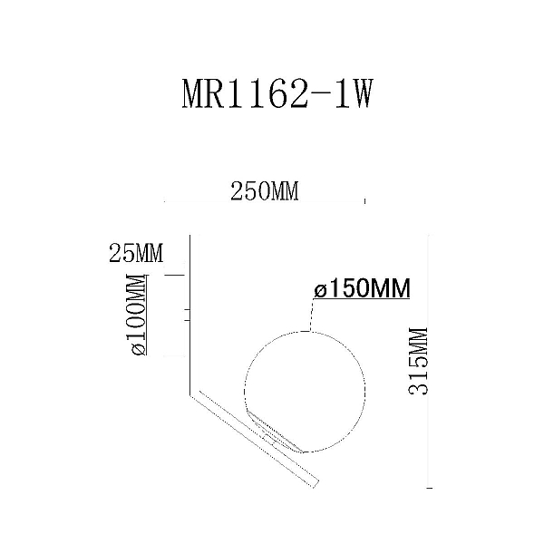 Бра MyFar Pierre MR1162-1W