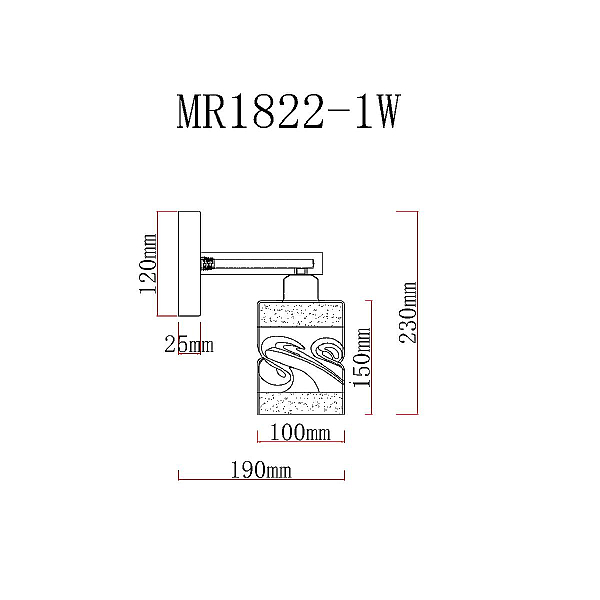 Бра MyFar Olivia MR1822-1W