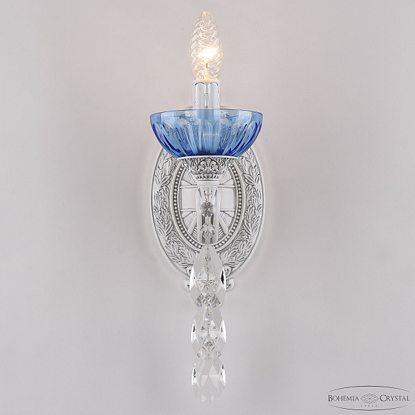 Бра Bohemia Ivele Crystal AL7801B10/1/175 B WMN P Aquamarine/M-1H