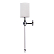 Бра Crystal Lux Mirabella AP1 Chrome/White