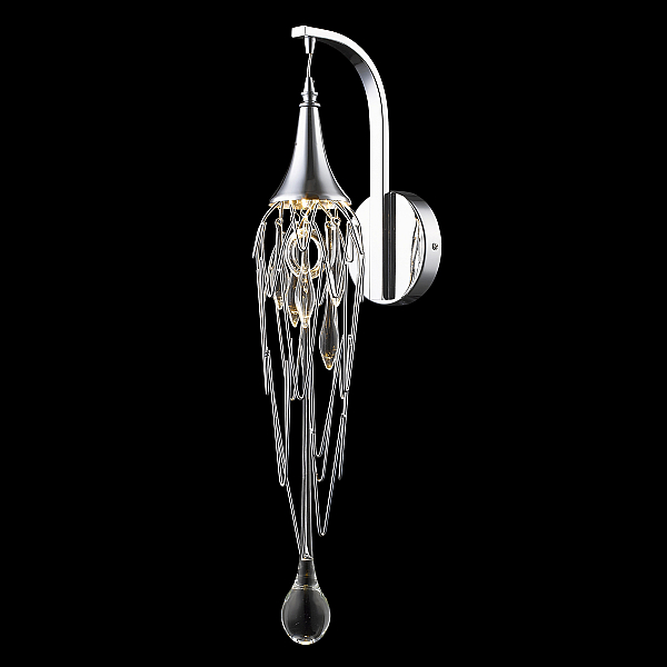 Бра Delight Collection Goddess Tears W68009S-1 chrome