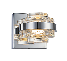Бра Delight Collection MD22030002 MB22030002-1A chrome/clear