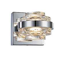 Бра Delight Collection MD22030002 MB22030002-1A chrome/clear