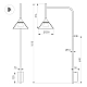 Бра Arlight SP-OMBRELLO-WALL-7W Warm3000 (BK, 30 deg, 230V) (IP20 Металл) 059591