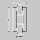 Настенный светильник (бра) Maytoni MOD401WL-L6BS3K