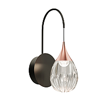 Бра Delight Collection Stilla MB24001004-1A copper/clear