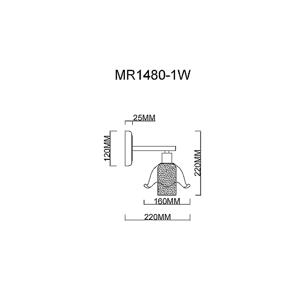 Бра MyFar Lisa MR1480-1W