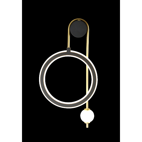 Бра Crystal Lux Corida AP25W Led Black/Gold