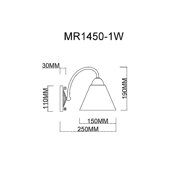 Бра MyFar Anna MR1450-1W